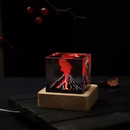 Lámpara decorativa en forma de volcán con nube de hongo 3D