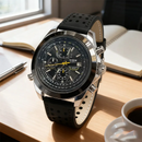 Reloj deportivo exclusivo para hombre: diseño moderno con correa de silicona y fecha automática