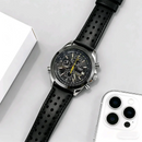 Reloj deportivo exclusivo para hombre: diseño moderno con correa de silicona y fecha automática