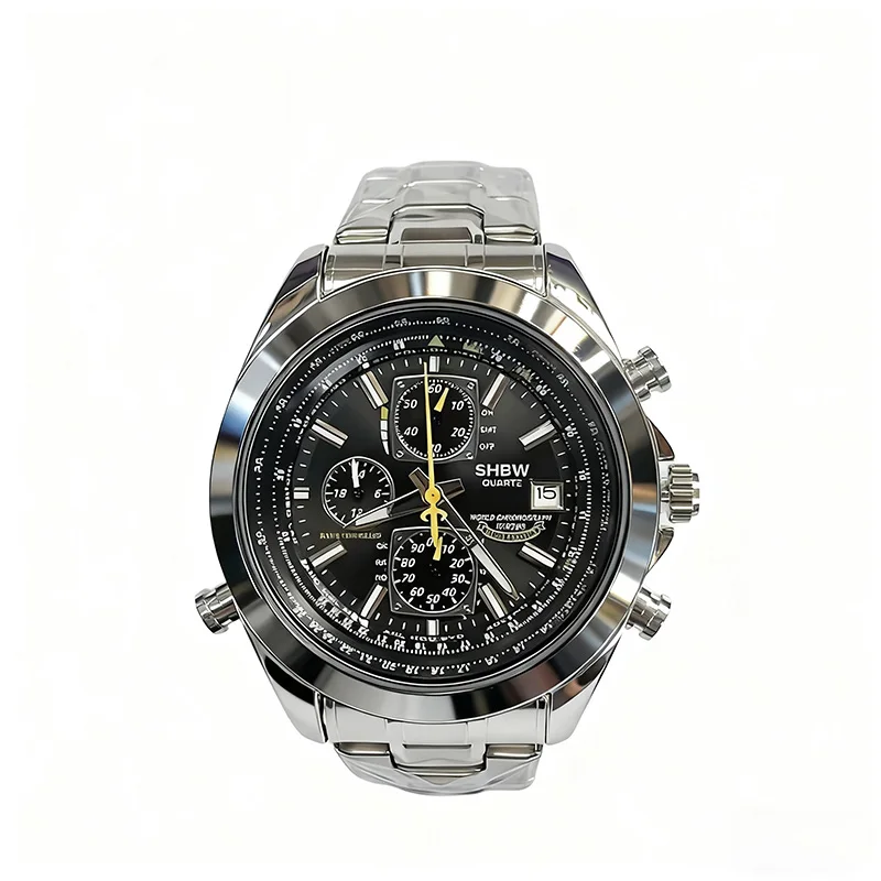 Reloj deportivo exclusivo para hombre: diseño moderno con correa de silicona y fecha automática